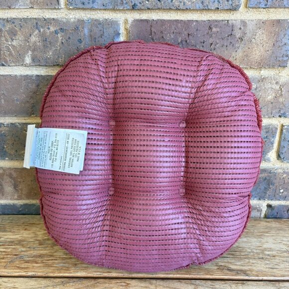 Klear Vu Raindrops The Gripper Non-Slip Tufted Cushion Round Barstool Cover - Picture 4 of 8